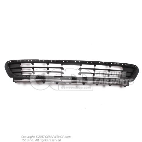 Grille d'aeration noir satine/chrome brillant 5G0853671A RYP