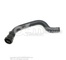 Coolant hose with quick release coupling 1J0122073BG