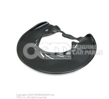 Cover plate for brake disc 4H0615611H