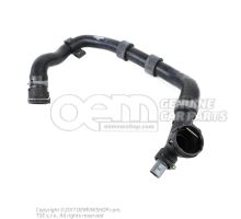 Coolant hose with quick release coupling 5Q0122051EG