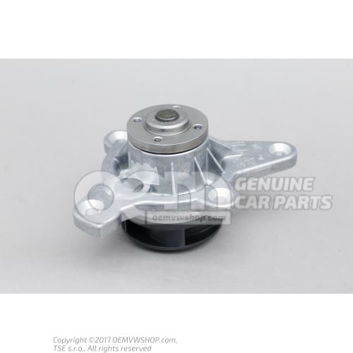 Coolant pump with glued in sealing ring 05A121008B