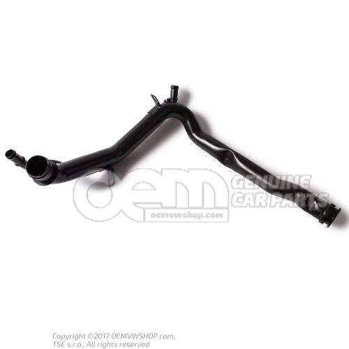 Coolant pipe with servo - steering oil suction pipe 078121070CG