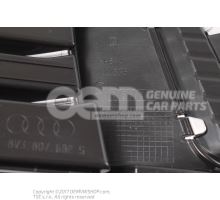 Air guide grille satin black/alu matt Audi A3 Saloon/Sportback 8V 8V3807672 9B9