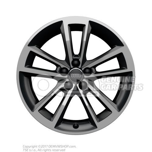 Aluminium rim anthracite