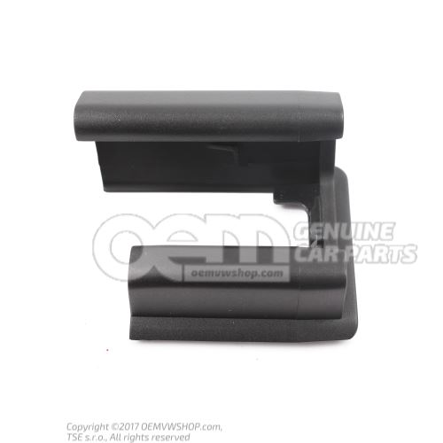 Cache p. rail de guidage noir satine 4F0881347 01C