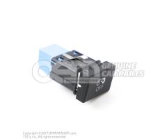 Switch for disabling the electrical sliding door actuation functions satin black/white 7E0927225B WHS