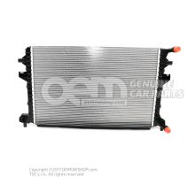 Additional cooler for coolant size 650X414X27 5Q0121251HS