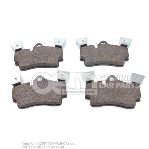 1 set of brake pads for disk brake Audi Q7 4L 7L5698451