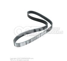 Poly-v-belt for vehicles with air condit. size 21,36X1000MM 04E145933A
