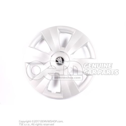 Wheel trim rings bright chrome 6V0601147C Z31