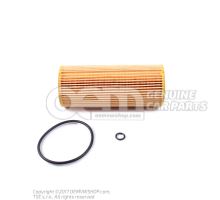 Filter element with gasket