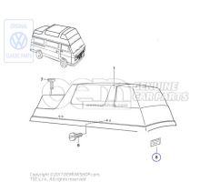 Etiquette 'durchfahrhoehe 3m' Volkswagen Campmobil LT 7E 281070701A