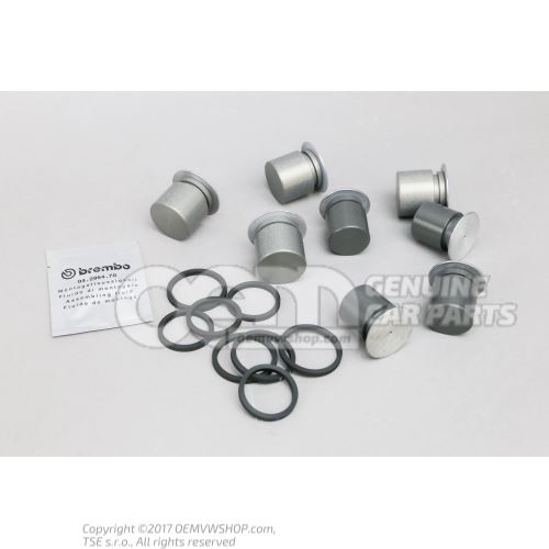 Set of gaskets for brake caliper housing 3D0698471