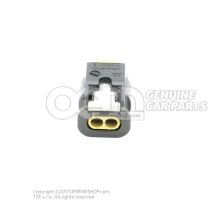 Flat contact housing connection piece coolant temperature sender crankcase housing 4F0973702A