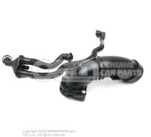 Intake manifold with breather hose 06M129041