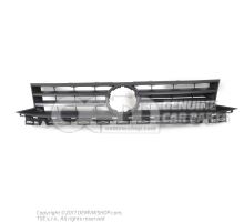 Radiator grille with chromed trim strips radiator grille satin black/high chrome 2K5853651A RYP