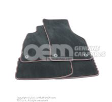 1 serie tapis noir/noir/corail 5G1863011B OQV