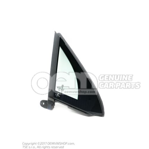 Fixed door window with seal and window guide 5NN845114