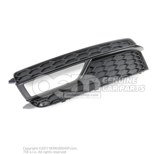 Air guide grille satin black 8T0807681K 01C