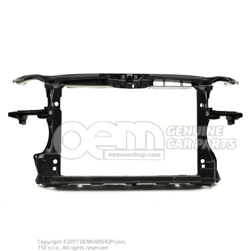 Lock carrier with mounting for coolant radiator 8P0805588A