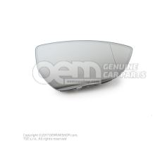 Mirror glass (aspherical- wide angle) with plate * automatic anti-dazzle 4KE857536E