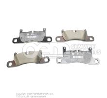 1 set of brake pads for disk brake 7P6698451C
