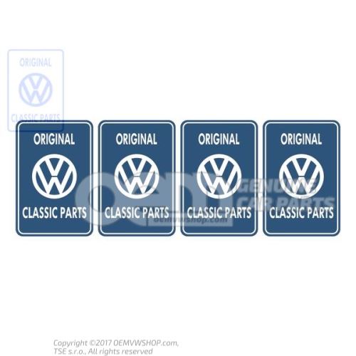 Sada nálepiek VW Classic Parts