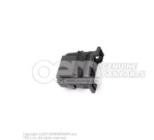 Flat contact housing with contact locking mechanism coupling element wiring harness for door trim panel 3B0972724