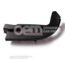 Trim for bumper for vehicles with wing door satin black