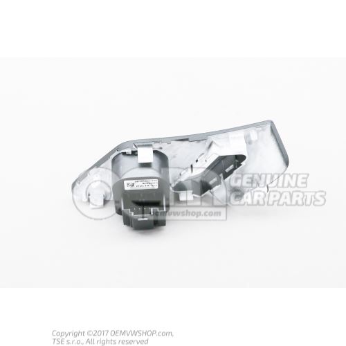 Interruptor para retrovisor exterior regulable y calefactable electricamente negro/alumini 5G0959565AEICX