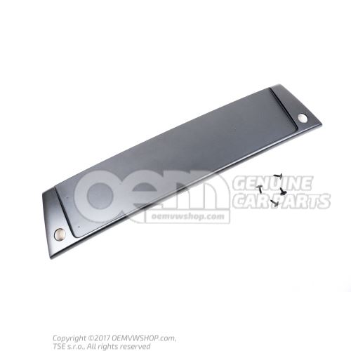 Licence plate holder grey 8E0807285BC1QP
