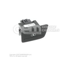 Switch for disabling the electrical sliding door actuation functions satin black/white 7E5927225A WHS