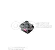 Flachsteckergehäuse mit Kontaktverriegelung Anschlussstück Drucksensor Hochdruckpumpe 4D0971993