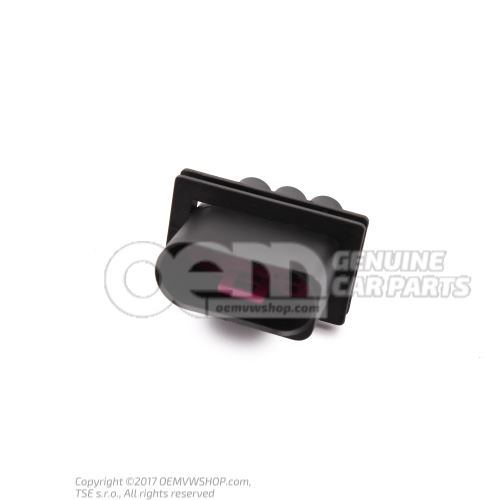 Flat contact housing possible single wire 1J0906443