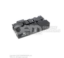 Panel de mando con pulsadores negro satinado/blanco Volkswagen T-Roc 2G 2GB927137B WHS