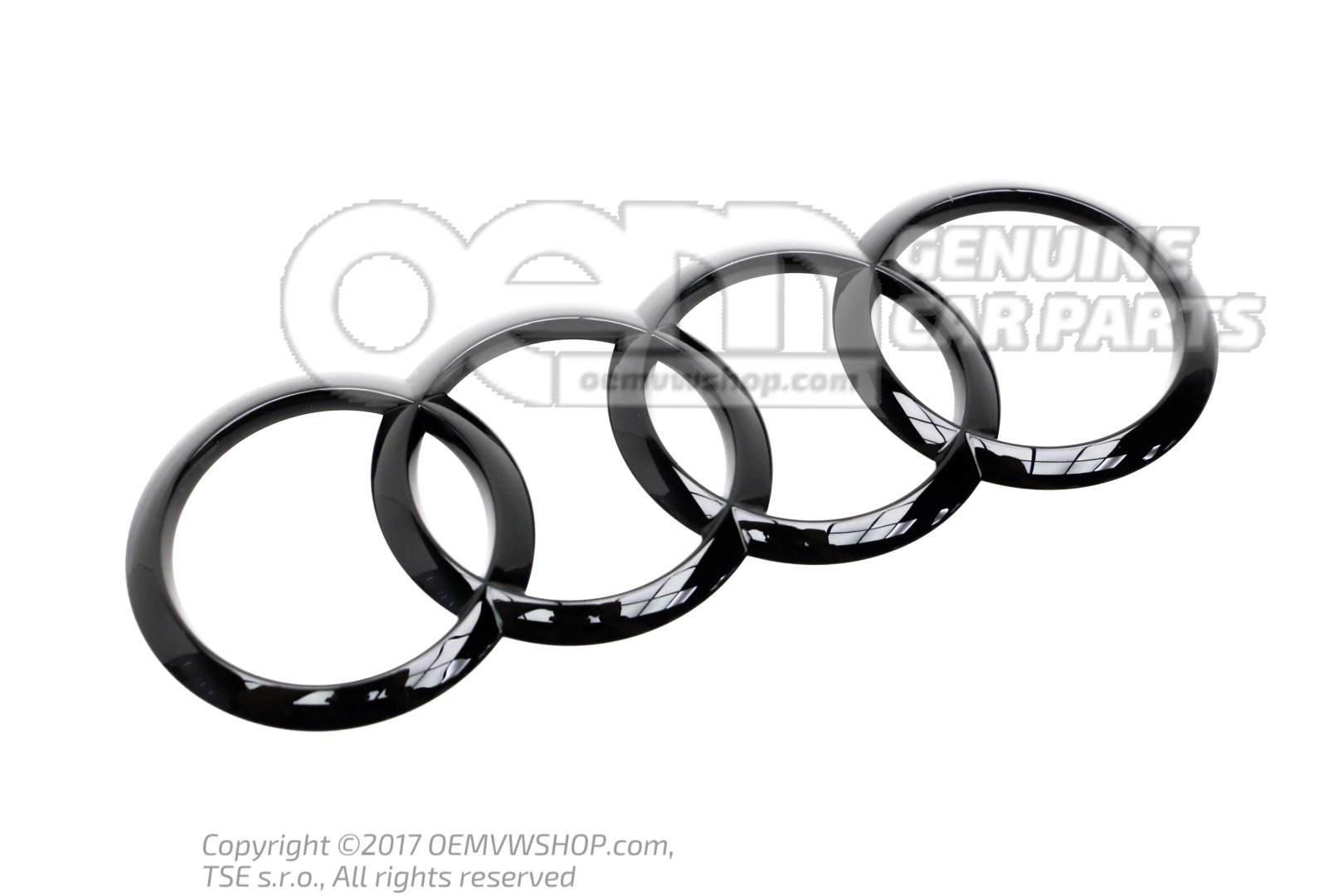 AUDI emblem black-glossy 8Y5853742AT94