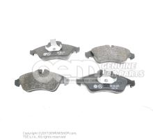 1 set of brake pads for disk brake 2D0698151C