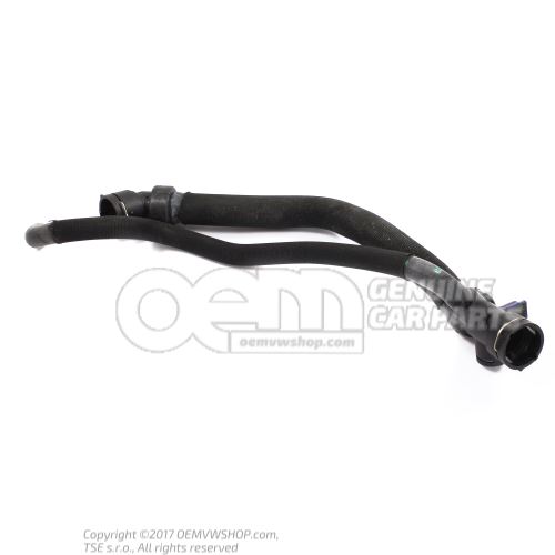 Coolant hose with quick release coupling 8E0121049N