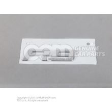 Inscription chrome Audi R8 Coupe/Spyder 42 420853741 2ZZ