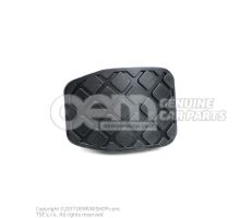 Cap for foot brake pedal clutch pedal pad satin black 8G0721173A 01C