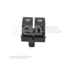 Switch for electric window regulator black/white 1Z0959858 REH