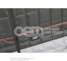 Rear protective cover with "audi rings" logo 8X0061680A