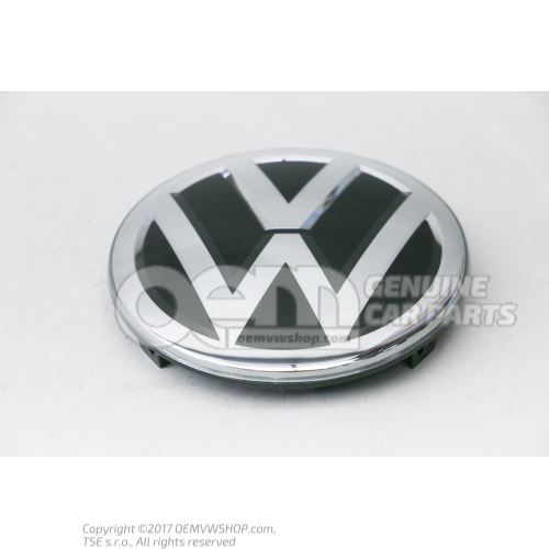 VW emblém čierna/chrómová lesklá 3G0853601DJZA