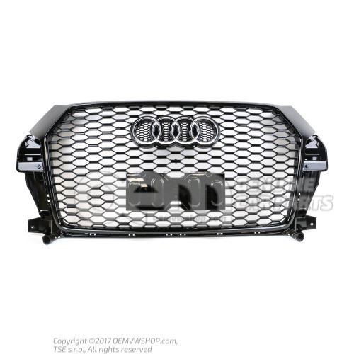 Radiator grille black-glossy Audi RSQ3 8U 8U0853651ABALZ