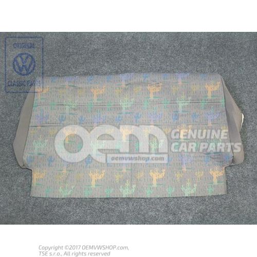 Garniture de dossier (tissu) Volkswagen Campmob. (Typ2/Trasnp./LT) 701070223D