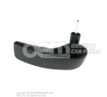 Operating lever for height adjustment satin black 8N0881253A 01C