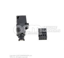 Flat contact housing connection piece control and display panel for air-conditioning system climatronic 8L0971883