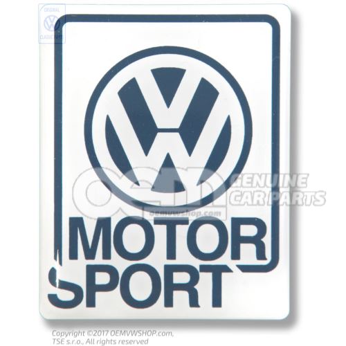 sticker VW Motorsport big
