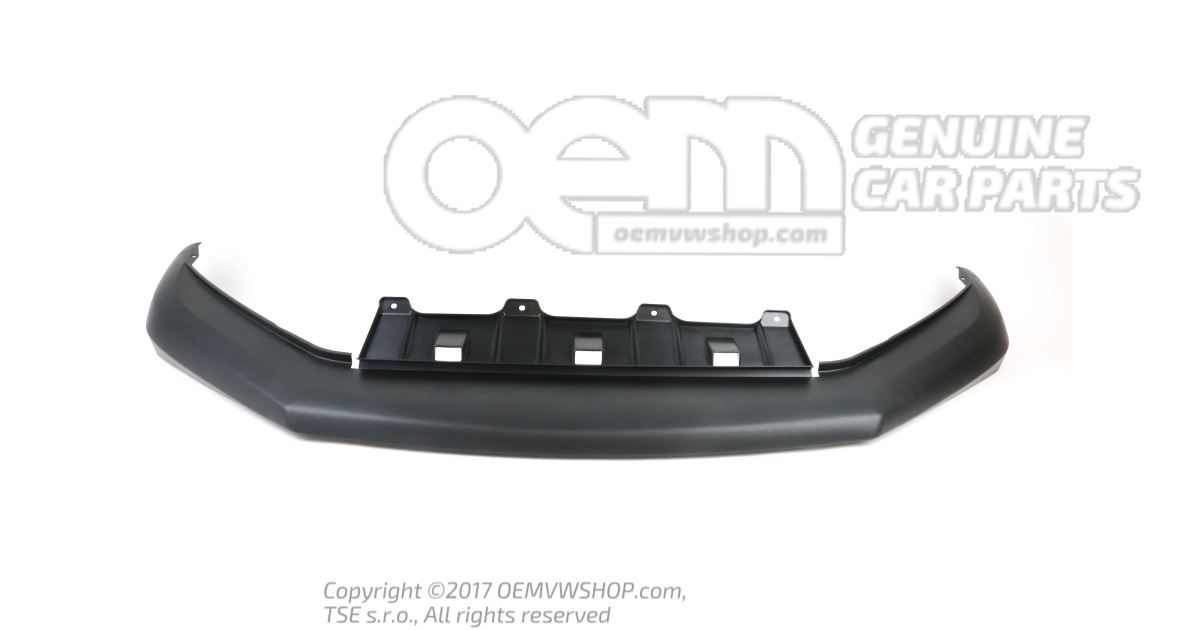 Front spoiler satin black 5N0805903J 9B9 | oemVWshop.com