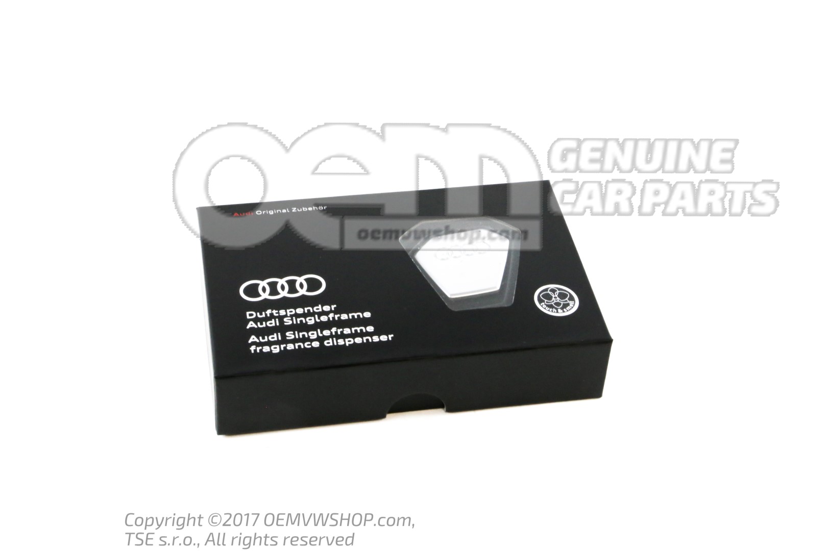 Genuine Audi SingleFrame Aroma Fragrance Dispenser Black Oriental